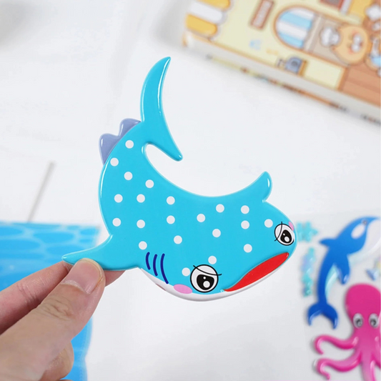 3D Educational Puffy Sticker  (Pack of 2 Sheets)