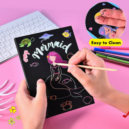 Creative Scratch ArtBook Papers/Sheets