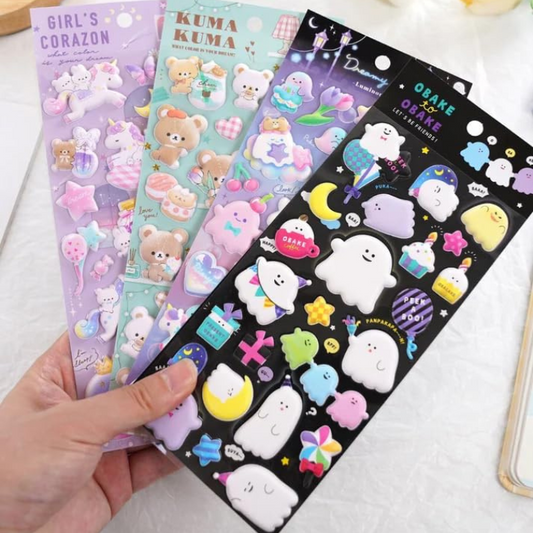 3D Puffy Stickers