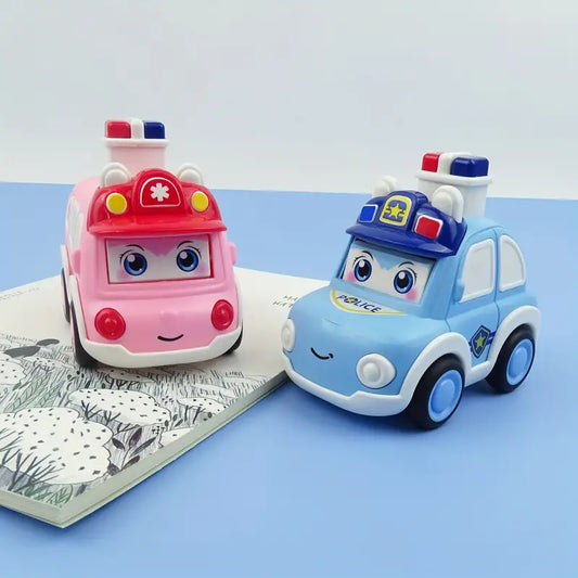 Press & Go Police Wagon / Ambulance Toy