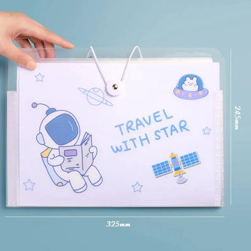 Space Travel Theme File Folder