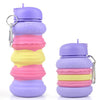 Silicon Burger Collapsible Water Bottle -600ml