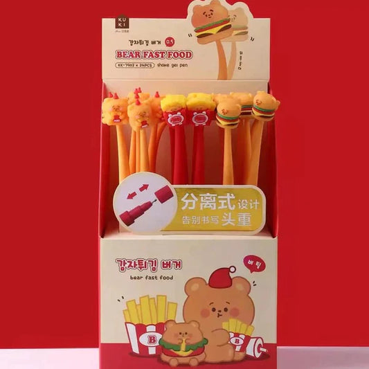 Bear Fast Food Shake Gel Pen(1 pcs)