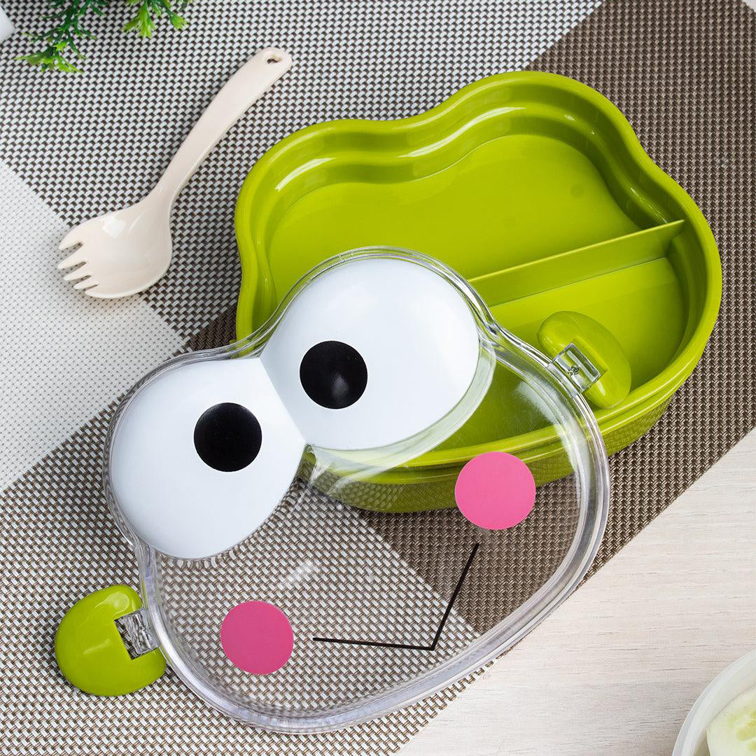 Froggy Fun Lunch Box for Kids with Spoon –