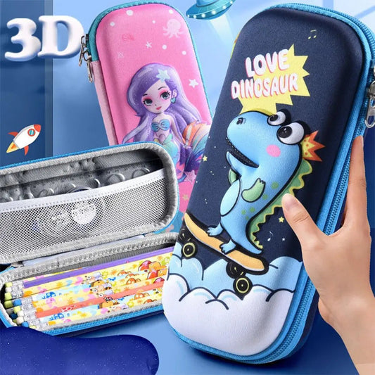 3D Hard Cartoon Pencil Case