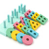 Understanding Shapes Four-Post Game - (Wooden)