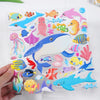 3D Educational Puffy Sticker  (Pack of 2 Sheets)