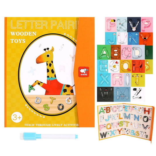Letter Pairing Educational Toys for Creative Learning