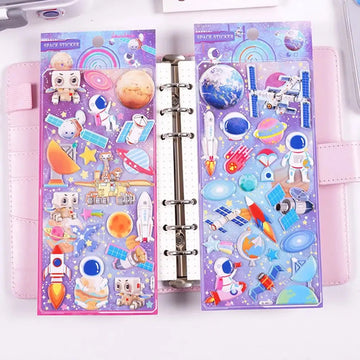 Space Fluffy Stickers