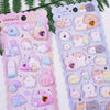 Kawaii 3D Animal Pestle Sticker Sheet