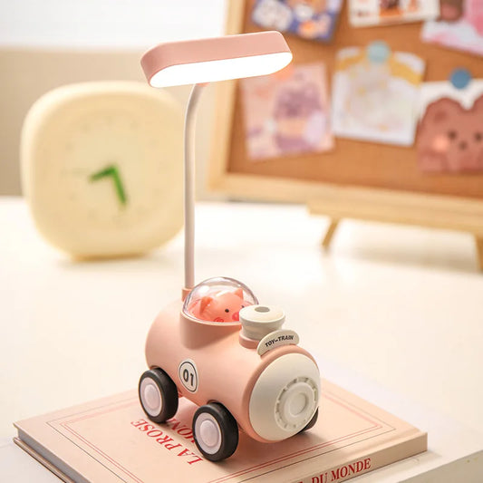 Train LED Table Lamp with Pencil Sharpener