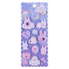 Kawaii 3D Animal Pestle Sticker Sheet