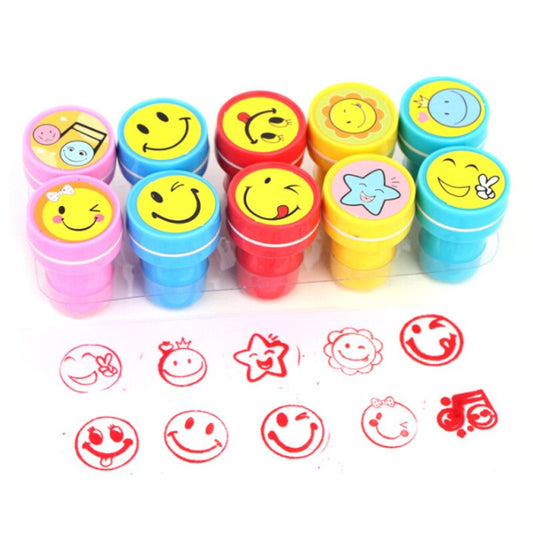Cartoon Stampers for Kids (10 Pcs)