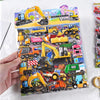 3D Educational Puffy Sticker  (Pack of 2 Sheets)