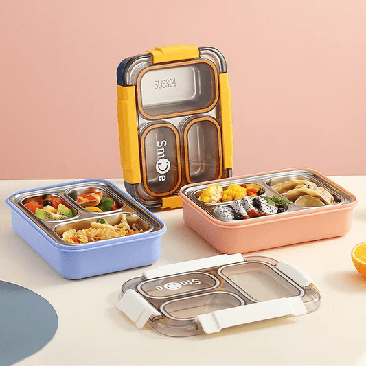 Fresh Food Transparent Stainless Steel Lunch Box